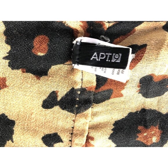 APT 9- DOUBLE SIDED ANIMAL PRINT / BLACK KNIT INFINITY SCARF - Picture 4 of 4